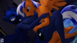 16:9 3d_(artwork) anthro ass big_breasts big_butt breastfeeding breasts digital_media_(artwork) duo female friendship_is_magic hasbro hi_res huge_breasts huge_butt male male/female my_little_pony nude princess_luna_(mlp) sex source_filmmaker_(artwork) symm widescreen