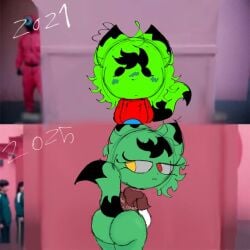 2021 2025 confiezo_que_me_vine_con_uno_de_tus_artes_xdddd. cute fat_ass furry gata_te green_cat la_gata_(artist) red_sweater