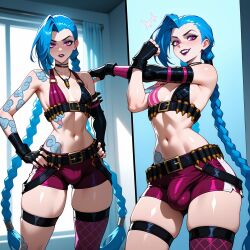 jinx (league of legends) from league of legends by lunaart