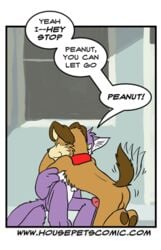 grape_jelly_(housepets!) housepets! peanut_butter purple_fur tagme webcomic