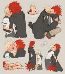 2boys axel_(kingdom_hearts) disney gay kingdom_hearts male male_only roxas square_enix tagme yaoi