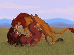 2boys cum disney feral gay kovu male male_only penis simba tagme the_lion_king yaoi