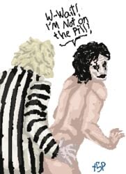 beetlejuice beetlejuice_(character) crossover eric_draven male_only plus5pencil the_crow