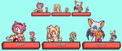 amy_rose cream_the_rabbit rouge_the_bat sega sonic_(series) sonic_battle