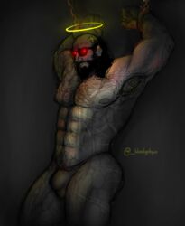 1boy big_balls big_breasts big_butt big_muscles blood bondage chained chained_up chains hair hairy hairy_armpits hairy_arms hairy_ass hairy_chest hairy_legs hairy_male halo jebediah_christoff jebus jockstrap madness:_project_nexus madness_combat male male_only marlushii muscle muscular muscular_male scar scars string sweat sweatdrop sweating sweaty sweaty_balls sweaty_body sweaty_breasts sweaty_butt sweaty_thighs thong