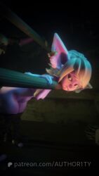 anal animated author1ty forced futa_on_female futanari huge_cock jinx_(league_of_legends) league_of_legends size_difference stomach_bulge tristana yordle