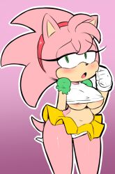 amy rose from sega by hearlesssoul