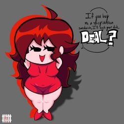 girlfriend (friday night funkin) from fnf by fenceprodart