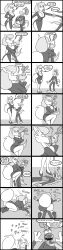 1boy 1girls 2d 2d_(artwork) 2d_artwork big_ass black_and_white canine comic curvy curvy_body curvy_female curvy_figure dialogue digital_drawing_(artwork) digital_media_(artwork) dog_ears dog_girl dog_tail duo duo_focus female femdom forced_kiss furry furry_female jamearts jimmy’s_sloppy_life jimmy_(jamearts) kiss_mark kiss_mark_on_face kiss_on_lips kissing large_ass larger_female lips lipstick lipstick_mark lipstick_mark_on_face lizard lizard_tail lizardman male male/female male_victim medium_breasts mwah non-human panels sasha_(jamearts) scalie scalie_male tail trying_to_escape trying_to_resist victim victim_male