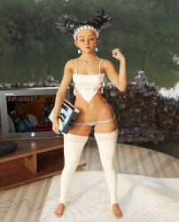 lily hawk from capcom by frostedzai (artist)