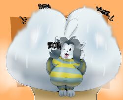 temmie (undertale) from undertale by thedeathcrow05