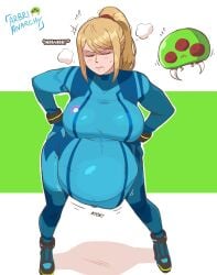 samus aran from metroid by arbrianarchy