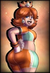 princess daisy from mario (series) by tickinggears
