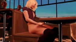 1boy 3d animated blonde_hair crossdressing exhibitionism femboy femboy_only girly male male_masturbation male_only masturbation no_sound pants_down penile_masturbation pj-jp public public_masturbation short_hair solo trap unbuttoned unbuttoned_shirt video virt-a-mate virtamate
