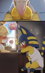 ankha from animal crossing by dagasi