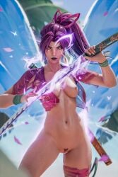 psylocke from marvel by ecksoh