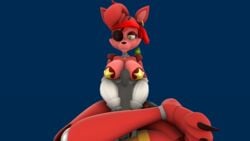 16:9 3d 3d_(artwork) 4_toes anthro between_breasts between_legs between_thighs big_breasts breasts canid canine digital_media_(artwork) dominant dominant_anthro dominant_female duo embrace feet female five_nights_at_freddy's foxy_(fnaf) genderswap_(mtf) head_between_breasts hi_res huge_breasts human human_on_anthro interspecies larger_female male male/female mammal on_lap pisf rockstar_foxy rule_63 sitting_on_lap size_difference smaller_human smaller_male submissive submissive_male toes video_games widescreen