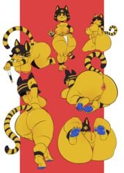 ankha from animal crossing by thewilldpink