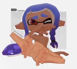 cappy (inkling) from splatoon by bunnsomethingi1