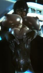 1futa 3d bottom_heavy breasts breasts_bigger_than_head brown_hair curvaceous curvy curvy_female curvy_figure dark-skinned_futa dark_skin final_fantasy final_fantasy_xiv fingerless_gloves futa_only futanari gloves gpose high huge_breasts huge_thighs human hyur large_breasts large_thighs looking_at_viewer mature mature_female midlander ngy nipples resolution solo tagme thick thick_thighs very voluptuous voluptuous_female waist wide_hips wide_thighs