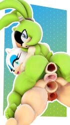 2female 2girls 3d 3d_(artwork) animal_ears anthro anthro_on_anthro anus anus_focus ass bat bat_ears bat_humanoid big_anus big_ass big_breasts big_butt big_hips black_nose blue_eyes clitoris commission digital_media_(artwork) ear_piercing ear_ring eyelashes feet female/female female_focus female_only fur furry green_eyes green_fur green_hair green_skin green_skinned_female grey_body hole huge_anus huge_ass huge_butt huge_hips huge_thighs humanoid idw_comics idw_publishing large_anus large_ass large_butt large_hips large_thighs lipstick looking_at_viewer makeup mobian mobian_(species) mobian_bat mobian_tenrec naked naked_female nude nude_anthro nude_female piercing puffy_anus puffy_pussy pussy rouge_the_bat sega self_upload senna_source sfm sonic_(series) sonic_adventure_2 sonic_the_hedgehog_(comics) sonic_the_hedgehog_(idw) sonic_the_hedgehog_(series) source_filmmaker surge_the_tenrec tail tan_body tan_fur tan_skin tan_skinned_female tenrec tenrec_ears tenrec_girl tenrec_humanoid two-tone_body two-tone_fur two_tone_body two_tone_fur vagina