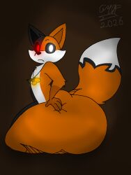 1boy 2d 2d_(artwork) 2d_artwork anthro ass big_ass big_butt big_hips black_sclera bubble_ass bubble_butt canine critters_(poppy_playtime) digital_art digital_drawing digital_drawing_(artwork) digital_painting_(artwork) fox fox_ears fox_tail foxylomar furry furry_male furry_only gigantic_ass gigantic_butt hand_on_ass hands_on_ass happynessfox_(bygenetricsproto) happynessfox_(poppyplaytime) huge_ass huge_butt huge_hips hyper_ass hyper_butt large_ass large_butt large_hips looking_at_viewer massive_ass massive_butt no_humans poppy_playtime poppy_playtime_(chapter_3) protect_critters_(poppyplaytime) side_view sitting smiling_critters solo thick_ass thick_butt thick_hips thick_legs thick_thighs white_eyes wide_hips wide_thighs