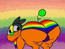 4:3 animated ass axel_the_tepig balls blastoiseanimator bottomwear clothing domestic_pig feral genitals lgbt_pride male male_only mammal nintendo no_humans pokémon_(species) pokemon pokemon_only pride_color_background pride_color_bandanna pride_color_bottomwear pride_color_clothing pride_color_kerchief pride_color_neckerchief pride_colors rainbow_flag rainbow_pride_flag rainbow_symbol short_playtime simple_background six-stripe_rainbow_pride_colors slightly_chubby solo suid suina super_gay sus_(pig) tepig thick_thighs twerking video_games