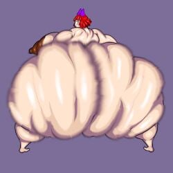 benkonroy fat_ass hyper large_ass ragatha_(the_amazing_digital_circus) tagme the_amazing_digital_circus