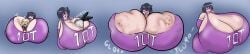 10t boku_no_hero_academia breast_expansion breast_vore cleavage_vore female female_only gigantic_breasts himiko_toga hyper_breasts la_brava_(my_hero_academia) my_hero_academia nirase_(artist) sequence upper_body vore