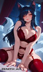 ahri from league of legends by zenithai