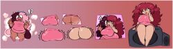 1girls after_transformation amibauble ass ass_expansion ass_growth ass_growth_(enlargement) before_and_after before_transformation big_ass big_breasts breast_expansion breast_growth breast_growth_(enlargement) breasts cat_ears cat_tail catgirl chubby chubby_female clothed clothing curvy dress faye_(mochadrawss) friday_night_funkin girlfriend_(friday_night_funkin) gradient_background high_heels long_hair simple_background speaker surprised surprised_expression tagme thick_thighs transformation transformation_sequence two-tone_hair voluptuous wide_hips