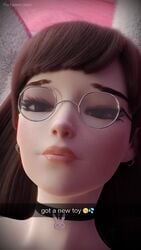 1girls 3d animated anus ass blizzard_entertainment brown_hair canine_penis choker collar d.va dildo dildo_in_pussy earrings english_text female female_moaning female_only freckles glasses hana_song knotted_dildo long_hair masturbation moaning mp4 nose_piercing overwatch piercing pussy round_glasses sex_toy short_playtime shorter_than_30_seconds snapchat solo sound thefastestgman video voice_acted watermark