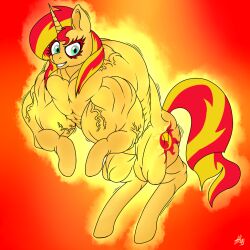 sunset shimmer from my little pony by baronbulge
