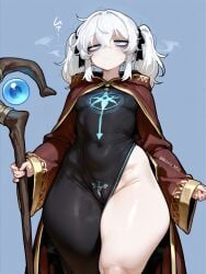 1girls ai_generated big_ass blue_eyes bubble_ass bubble_butt commission curvy_female curvy_figure dark_souls dungeons_and_dragons elden_ring female female_only hand_on_hip lily_buns mage magic_user magical_girl oatmealdood oblivion oc original pale-skinned_female shortstack skyrim small_breasts solo_female solo_focus staff the_elder_scrolls thick_ass thick_hips thick_legs thick_thighs tight_clothing tight_fit voluptuous_female white_hair