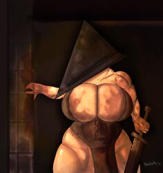 female pyramid head from silent hill by hellrift56