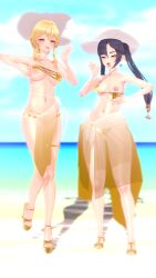 2160p 2160x3840 2girl 2girls 2girls_only 3840x2160 3d 3d_(artwork) 3d_model 3d_render 4k 4k_render 4k_resolution 5_fingers 5_toes 9:16 accessory amber_eyes arms beach beach_background belly belly_button bikini bikini_bottom bikini_pull bikini_top blonde blonde-haired_female blonde_female blonde_hair blonde_hair_female blowjob_gesture blue_sky blurry blurry_background blush blush_lines blushing blushing_at_viewer blushing_face blushing_female blushing_lines boobies boobs breasts chest clothed clothed_female clothed_human clothes clothing cloud clouds cloudy_sky compass_rose duo duo_female earring erect_nipple erect_nipples expression expressions eyebrows eyes eyes_open feet fellatio_gesture female female_duo female_feet female_focus female_human female_only females fingernails fingers focus_on_female footwear fully_clothed fully_clothed_female fully_clothed_human genshin_impact gesture gesture_hand gesturing gesturing_at_viewer gold_(metal) gold_accessories gold_accessory gold_bikini gold_bikini_bottom gold_bikini_top gold_earring gold_heels gold_nail_polish gold_nails gold_sandals gold_swimsuit gold_swimwear gold_thigh_ring gold_thighlet golden_bikini golden_bikini_bottom golden_bikini_top golden_heels golden_nail_polish golden_nails golden_sandals golden_swimsuit golden_swimwear golden_thigh_ring golden_week grabbing grabbing_clothes grabbing_clothing gradient gradient_clothes gradient_clothing gray_eyes grey-eyed_female grey_eyes grey_eyes_female hair hair_accessory hair_ornament half-closed_eyes half-open_eyes hands hat head_gear head_wear headgear headwear heeled heeled_sandals heels holding holding_bikini holding_bikini_top holding_clothes holding_clothing horny horny_(disambiguation) horny_expression horny_female hoyoverse human human_female koibito_(koibito0928) koikatsu leg_raise leg_raised legs light light-skinned_female light_body light_skin light_skin_female light_skinned light_skinned_female long-haired_female long_hair_female long_haired looking_at_viewer looking_forward lumine_(genshin_impact) medium_boobies medium_boobs medium_breasts medium_tits medium_titties mihoyo mona_(genshin_impact) mouth mouth_open multicolored_clothes multicolored_clothing multiple_females multiple_girls nail_polish nailpolish nails nails_painted narrowed_eyes navel nipple_slip nipples on_one_leg one_leg_raised one_leg_standing one_leg_up open_eyes open_mouth oral_gesture ornament outdoor outdoor_background outdoors outside painted painted_fingernails painted_nails pale pale-skin pale-skinned_female pale_body pale_skin pale_skin_female pale_skinned pale_skinned_female playful playful_expression playful_face png png_file posing posing_for_picture posing_for_the_viewer posing_for_viewer pulling pulling_bikini pulling_clothing pulling_own_clothes purple-haired_female purple_hair purple_hair_female raised_leg render sand sandals sex_gesture short-haired_female short_hair short_hair_female shoulders sky standing standing_on_one_leg standing_position swimsuit swimsuit_pull swimwear swimwear_pull thigh_ring thighlet thighs tied tits titties toes tongue tongue_out touching translucent translucent_clothing translucent_veil twintails twintails_(disambiguation) twintails_(hairstyle) two-tone_clothing two-tone_veil two_tone_clothing veil vertical vertical_image water white_hat white_headgear white_headwear