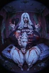 1girls abandoned_building aggressive ai_assisted ai_generated ai_video animated ass ass_focus ass_shake black_pupils blood blood_in_mouth blood_on_face blood_splatter blood_stain bloody_clothes female female_only fisheye fisheye_lens from_behind giantess grey-skinned_female grey_body grey_skin grok horror horror_(theme) huge_ass juicy_ass light_hair long_feet on_bed on_knees pale-skinned_female pale_skin plap_(sound) resident_evil resident_evil_9:_requiem scaroused scary selena_corey solo tagme thick_thighs twerking undead undead_female video voluptuous_female white_hair white_iris zombie zombie_girl