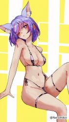 1girls 2d 2d_(artwork) 2d_artwork adult adult_female almost_naked almost_nude animal_ear_fluff animal_ears animal_tail arm_support bare_arms bare_belly bare_chest bare_hands bare_hips bare_knees bare_legs bare_midriff bare_navel bare_shoulders bare_skin bare_thighs belly belly_button big_breasts bikini bikini_bottom bikini_only bikini_top black_bikini black_bikini_bottom black_bikini_top black_micro_bikini black_string_bikini black_swimsuit black_swimwear breasts busty busty_female busty_girl busty_teen cat_ears cat_tail cleavage collarbone curvaceous curvaceous_body curvaceous_female curvaceous_figure curvaceous_hips curvy curvy_body curvy_female curvy_figure curvy_hips digital digital_art digital_drawing digital_drawing_(artwork) digital_media digital_media_(artwork) drawing exposed_arms exposed_belly exposed_chest exposed_hips exposed_legs exposed_midriff exposed_navel exposed_shoulders exposed_skin exposed_thighs female female_focus female_only fingernails fingers groin halterneck head_tilt heart-shaped_pupils heart_eyes high_resolution highres hourglass_figure indie_virtual_youtuber indie_vtuber inframammary_fold inguinal_crease inguinal_ligament knee_up knees large_boobs large_breasts lean_figure looking_at_viewer mature mature_female medium_hair micro_bikini midriff mostly_nude naked naked_female naked_woman narrow_waist navel nearly_nude nerohikiii nude nude_female nudity nymphaaea posing posing_for_the_viewer posing_naked posing_nude practically_nude purple-eyed_female purple-haired_female purple_eyes purple_hair short_hair shoulders side-tie_bikini simple_background sitting slender_body slender_waist slim_female slim_waist solo string_bikini swimsuit swimwear thick_thighs thighband thighs thong_bikini tilted_head upper_body virtual_youtuber vtuber vtuberfanart wide_hips yellow_background youtuber youtuber_girl