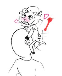 animate_inanimate anthro bell blush bovid caprine collar duo face_fucking forced forced_oral happy_harvey heart holding_face holding_head human imminent_orgasm irrumatio larger_male lidded_eyes living_plushie looking_away male male/male mammal mr._sheep open_mouth oral oral_penetration penetration penile phone_drawing plushie scientific_instrument sex sheep simple_background size_difference smaller_male thermometer weather_instrument white_background