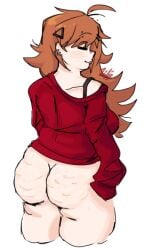 2026 artist_self-insert artist_upload ass backview big_ass big_breasts bigoldstinker blush cellulite chubby chubby_female closed_eyes earings fat fat_ass fat_butt fat_female freckled_body freckled_face freckled_hips freckled_legs freckled_skin freckled_thighs freckles freckles_on_body freckles_on_face freckles_on_hips freckles_on_legs freckles_on_thighs ginger ginger_hair hairclip hairclips highres huge_breasts ibispaint_(artwork) ibispaintx large_breasts long_hair nsfw oc orange-haired_female orange_hair orange_hair_female orange_pubic_hair original original_artwork original_character overweight overweight_female piercings red_hair self_insert self_upload sketch smile smiling_at_viewer smirk sweater tank_top thick_thighs thighs