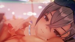 1boy absurdres animated blush bouncing_breasts breasts breasts_out cbx-cjw cowgirl_position erection female honkai:_star_rail kiss_pov kissing koikatsu legs_apart male moaning moaning_in_pleasure nipples oral_sex penis penis_in_pussy pov pubic_hair sex silver_wolf_(honkai:_star_rail) sound spread_legs straight tagme thighs unseen_male_face vagina vaginal_penetration vaginal_sex video