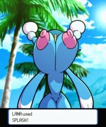 alternate_species animated anthro bouncing_breasts breasts brionne closed_eyes female furry huge_ass huge_breasts itsover21 lana_(pokemon) navel nipples open_mouth plump pokémon_(species) pokegirl_as_pokemon pokemon pokemon_sm sachasketchy