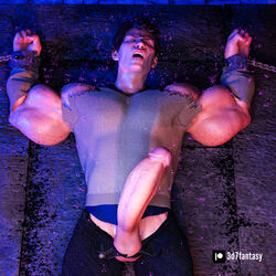 3d7fantasy 3d_(artwork) abs biceps bodybuilder cum cum_on_penis cumming cumshot gay halloween halloween_2021 hyper hyper_balls hyper_genitalia hyper_muscles hyper_penis hyper_testicles male male_focus male_only muscle muscle_growth muscles muscular muscular_arms muscular_ass muscular_back muscular_legs muscular_male muscular_thighs nipples pecs penis_growth veins veiny_penis