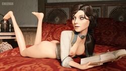 3d athletic athletic_female barefoot bioshock bioshock_infinite busty cheerax elizabeth_comstock feet feet_together feet_up full_body hourglass_figure solo_female tagme toes wide_hips