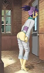 ass female human kimono mooning nanotyrannus orube png w.i.t.c.h. yellow_eyes