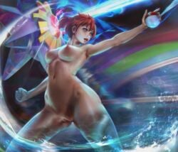 kasumi (pokemon) from nintendo by demonlorddante