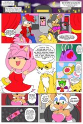 1boy 2girls amy_rose bat cleavage comic cosmo_the_seedrian female fleetway64 fox hedgehog male miles_prower page_1 rouge_the_bat sega sonic_(series) sonic_the_hedgehog_(series) tails