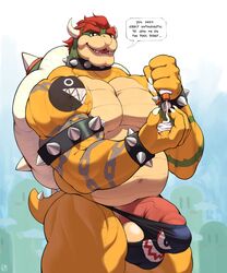 bowser from mario (series) by repzzmonster