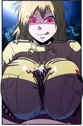 acceptabledumbass cum cum_between_breasts cum_through_clothes cum_through_clothing hellsing hellsing_ultimate human large_breasts military_uniform outercourse paizuri paizuri_under_clothes pov seras_victoria vampire vampire_girl