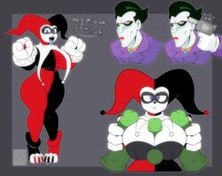 ... 2021 alternate_species anthro batman:_the_animated_series batman_(series) big_breasts big_penis blue_eyes bodysuit breast_play breast_squish breasts canid canine canis cleavage cleavage_overflow clothed clothing clown curvy_figure dc dc_comics dcau dialogue digital_media_(artwork) domestic_dog english_text eyelashes feet female fingers fur furrification gangbang genitals gloves green_hair grey_background group group_sex gun hair handgun handwear harley_quinn harley_quinn_(classic) hi_res hourglass_figure huge_breasts huge_cock human lips male male/female mammal masturbation mklancer00 multiple_penises paizuri penile penile_masturbation penis ranged_weapon revolver sex simple_background skinsuit smile squish standing tan_sclera teeth text the_joker thick_thighs tight_clothing toes tongue tongue_out twintails voluptuous weapon white_body white_fur white_skin wide_hips